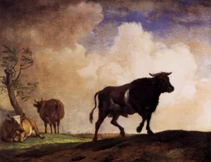The Bull Oil painting by Paulus Potter