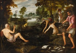 An Allegory Of Water by Pauwels Franck Oil Painting
