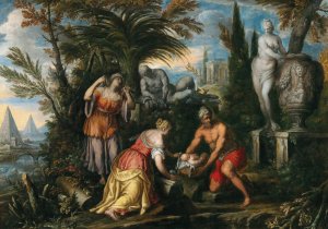 The Finding of Moses by Pauwels Franck Oil Painting