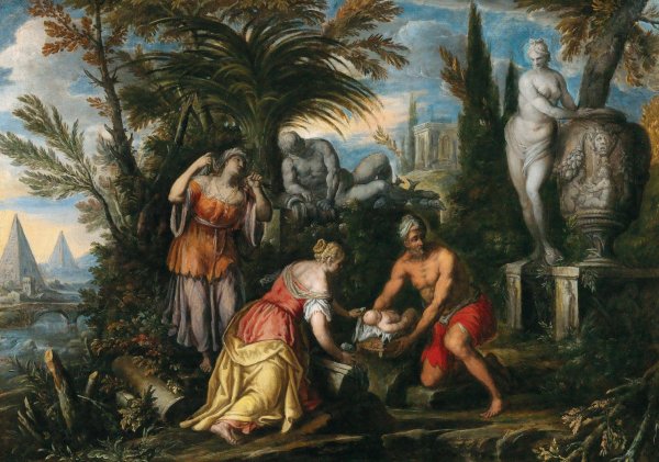 The Finding of Moses by Pauwels Franck - Hand-Painted Oil Painting Reproduction