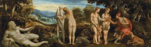 The Judgement of Paris by Pauwels Franck Oil Painting