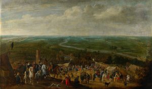 Prince Frederik Hendrik at the Siege of 's-Hertogenbosch, 1629 by Pauwels Van Hillegaert Oil Painting