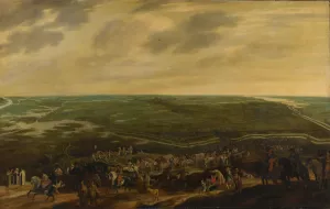 The defeated Spanish Garrison leaving 's-Hertogenbosch, 17 September 1629 by Pauwels Van Hillegaert Oil Painting