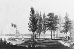 Philadelphia from Across the Delaware River by Pavel Petrovich Svinin Oil Painting