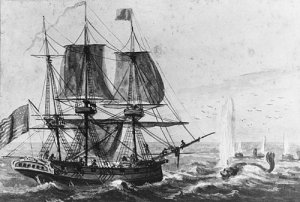 Replenishing the Ship's Larder with Codfish off the Newfoundland Coast