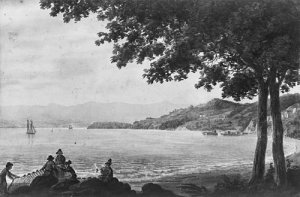 Shad Fishermen on the Shore of the Hudson River by Pavel Petrovich Svinin Oil Painting