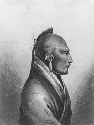 The Chief of the Little Osages by Pavel Petrovich Svinin Oil Painting