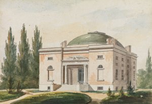 The Pennsylvania Academy of the Fine Arts, Philadelphia by Pavel Petrovich Svinin Oil Painting
