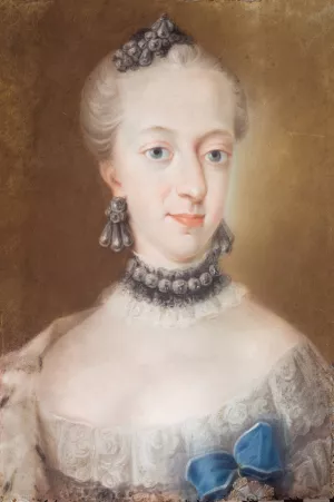 Dronning Juliane Marie by Peder Als Oil Painting