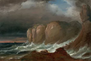 Cliffs by the Coast of Northern Norway Oil painting by Peder Balke