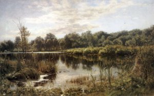 Bollemosen Oil painting by Peder Mork Monsted
