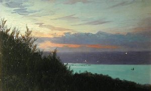 Munkebjerg Oil painting by Peder Mork Monsted