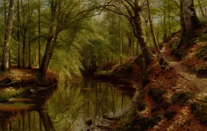 Sweet Spring, Full Of Summer's Promise Oil painting by Peder Mork Monsted