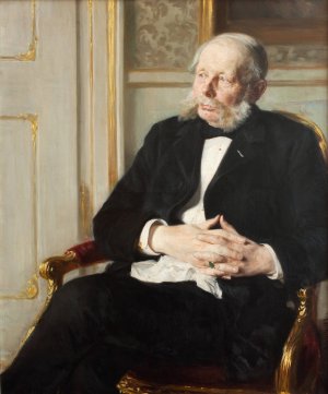 Baron Otto Ditlev Rosenorn-Lehn Oil painting by Peder Severin Kroyer