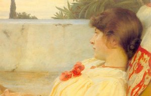 Marie en Ravello by Peder Severin Kroyer Oil Painting