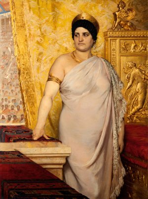 Messalina by Peder Severin Kroyer Oil Painting