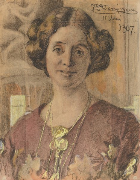 Main Product Photo of Portrait of a Woman  Painting by Peder Severin Kroyer