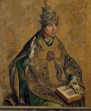 Saint Gregory the Pope by Pedro Berruguete Oil Painting