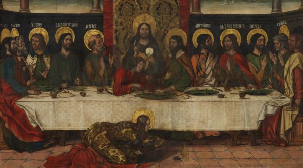 Main Product Photo of The Last Supper  Painting by Pedro Berruguete