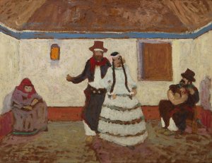 Baile En El Rancho by Pedro Figari Oil Painting