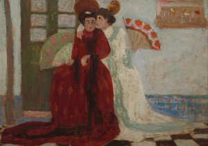 Confidencia by Pedro Figari Oil Painting