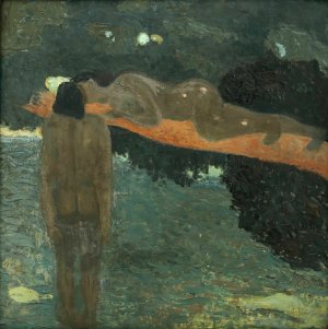 El beso by Pedro Figari Oil Painting