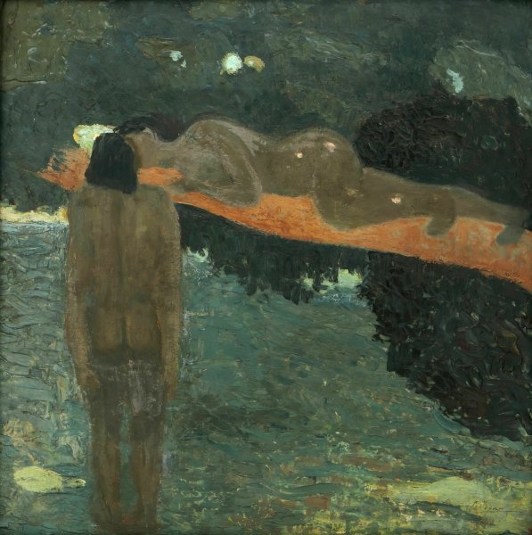 El beso  by Pedro Figari - Hand-Painted Oil Painting Reproduction