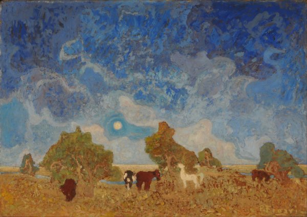 Pampa  by Pedro Figari - Hand-Painted Oil Painting Reproduction