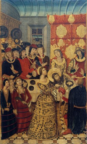 Herod's Banquet by Pedro Garcia De Benavarre Oil Painting