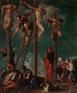 The Crucifixion by Pedro Orrente Oil Painting