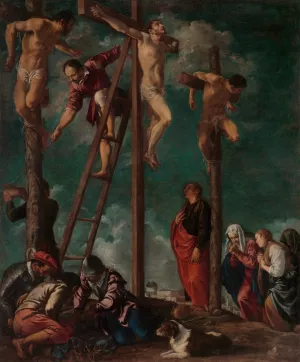 The Crucifixion by Pedro Orrente Oil Painting