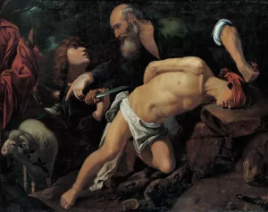 The Sacrifice of Isaac by Pedro Orrente Oil Painting