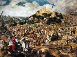 Christ on the Road to Calvary painting by Peeter Baltens