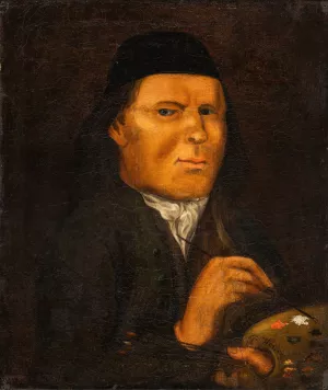Self Portrait by Pehr Horberg Self Portrait by Pehr Horberg Oil Painting