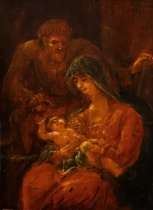 The Holy Family by Pehr Horberg The Holy Family by Pehr Horberg Oil Painting