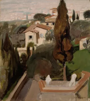 Fiesole by Pekka Halonen Oil Painting