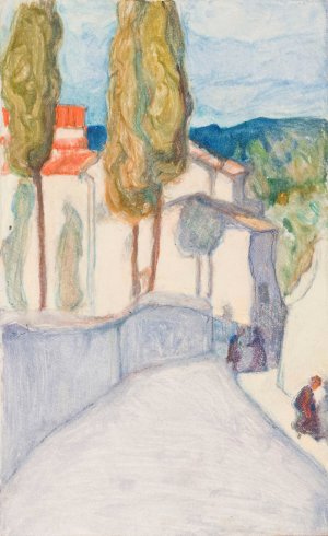Florence, Viale dei Colli by Pekka Halonen Oil Painting