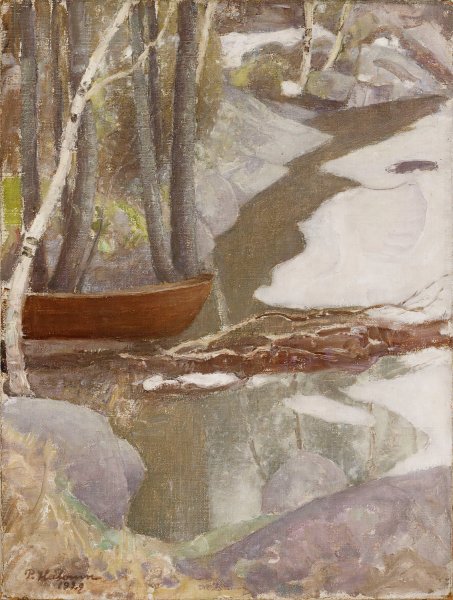 Main Product Photo of Spring Landscape  Painting by Pekka Halonen