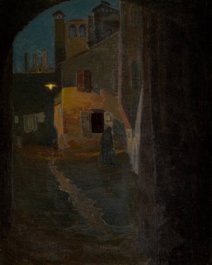 Motif from Brugge by Pelle Swedlund Oil Painting