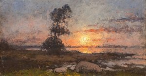 Sunset by Per Ekstrom Oil Painting