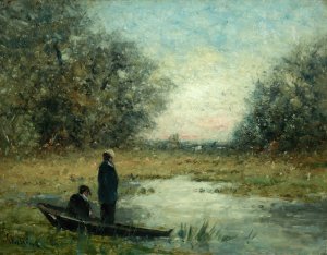 Woodland Pool by Per Ekstrom Oil Painting