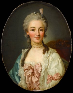 Countess Teresa Kinska Poniatowska by Per Krafft The Elder Oil Painting