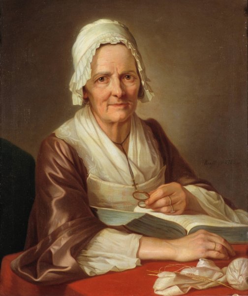 Main Product Photo of Old Woman  Painting by Per Krafft The Elder