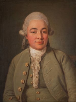 Olof Kexell, Author by Per Krafft The Elder Oil Painting