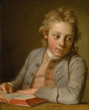 Portrait of a Boy by Per Krafft The Elder Oil Painting