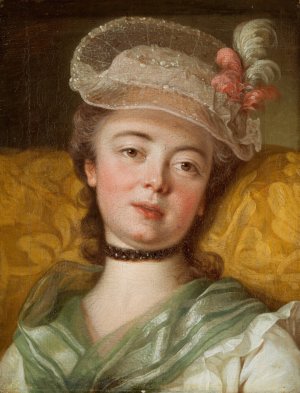 Portrait of a Lady by Per Krafft The Elder Oil Painting