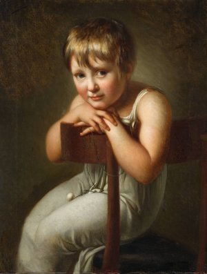 Carolina Mandorff by Per Krafft The Younger Oil Painting