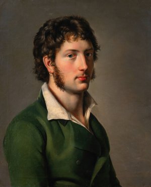 Jacob Svante Wolter, Merchant by Per Krafft The Younger Oil Painting