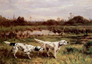 On the Scent Oil painting by Percival Leonard Rosseau