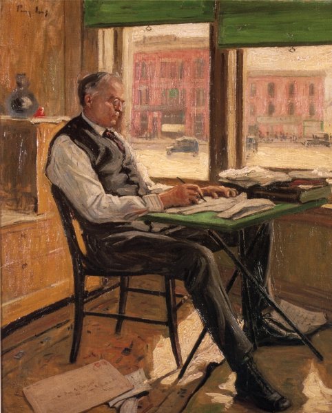 Benjamin Comfort by Percy Ives - Hand-Painted Oil Painting Reproduction